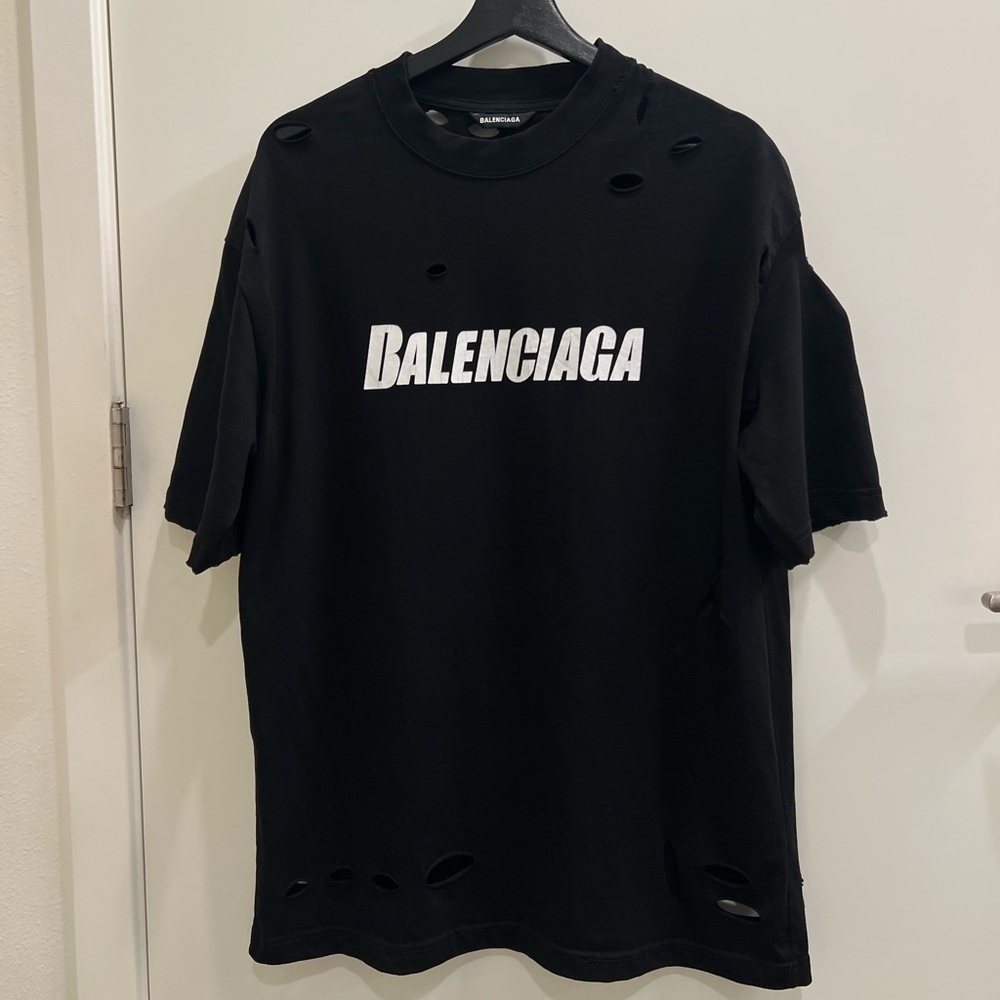 Balenciaga Men Tshirt Size M Oversized